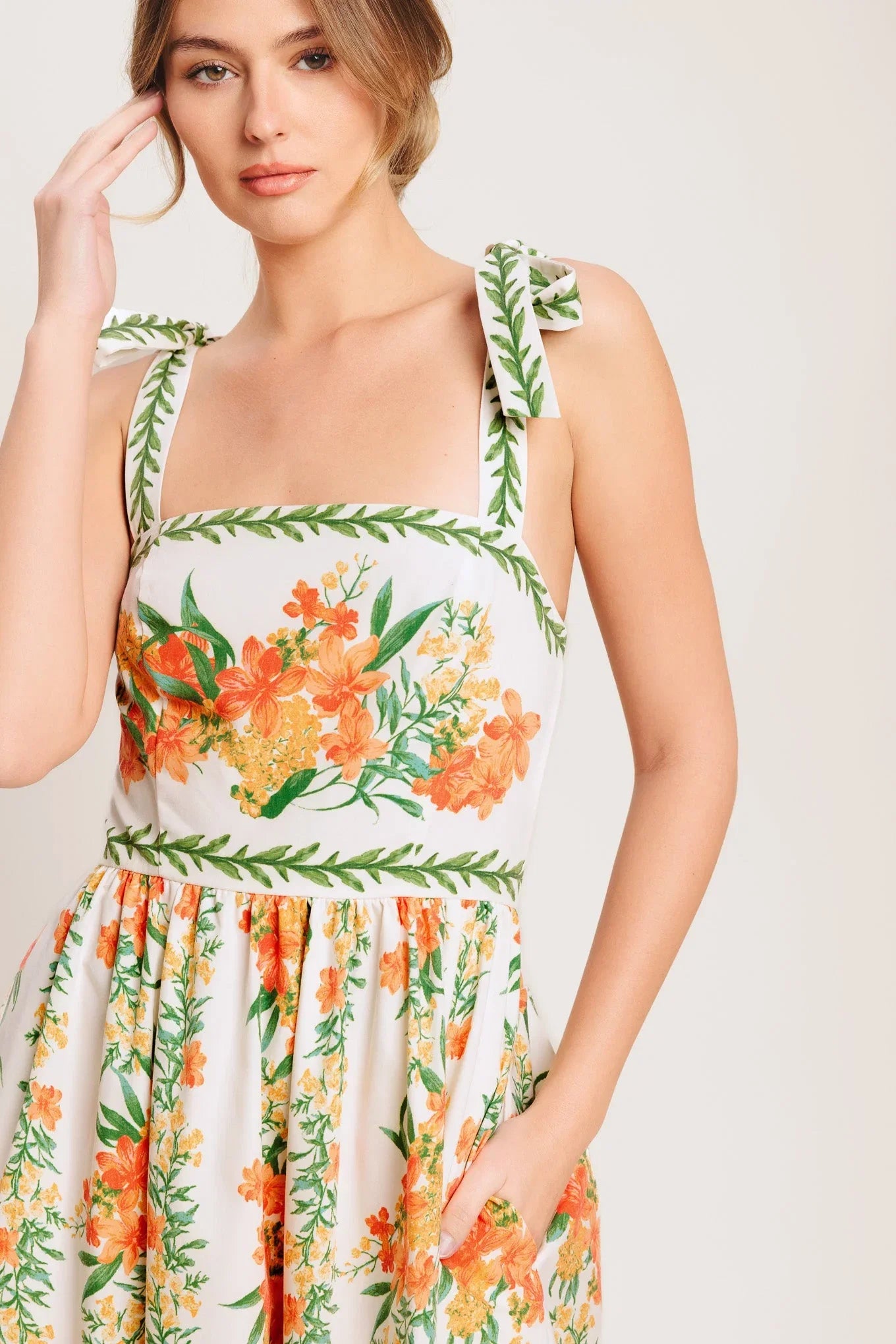 MARIGOLD BREEZE MIDI DRESS
