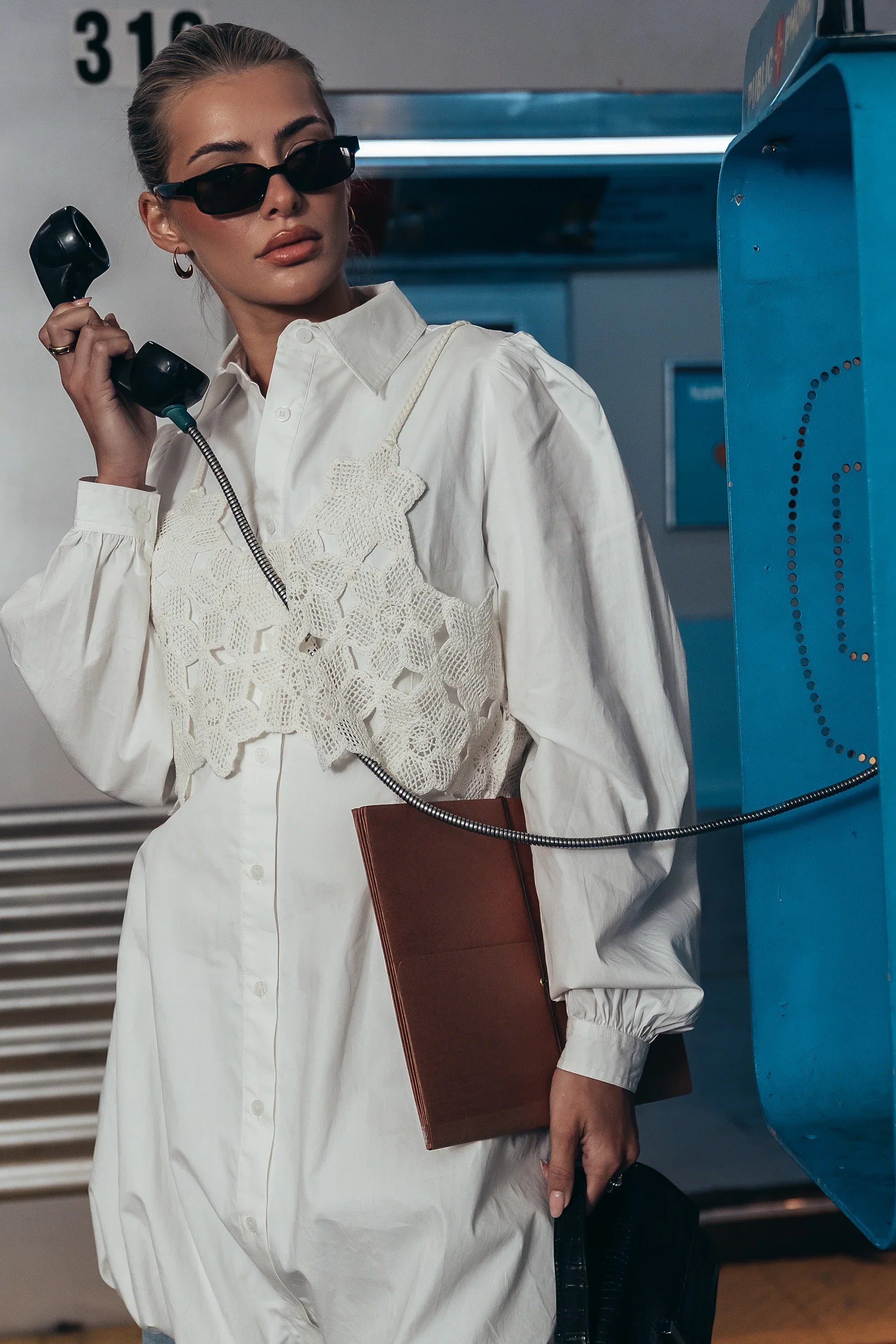 Rylan Button Up Mini Dress