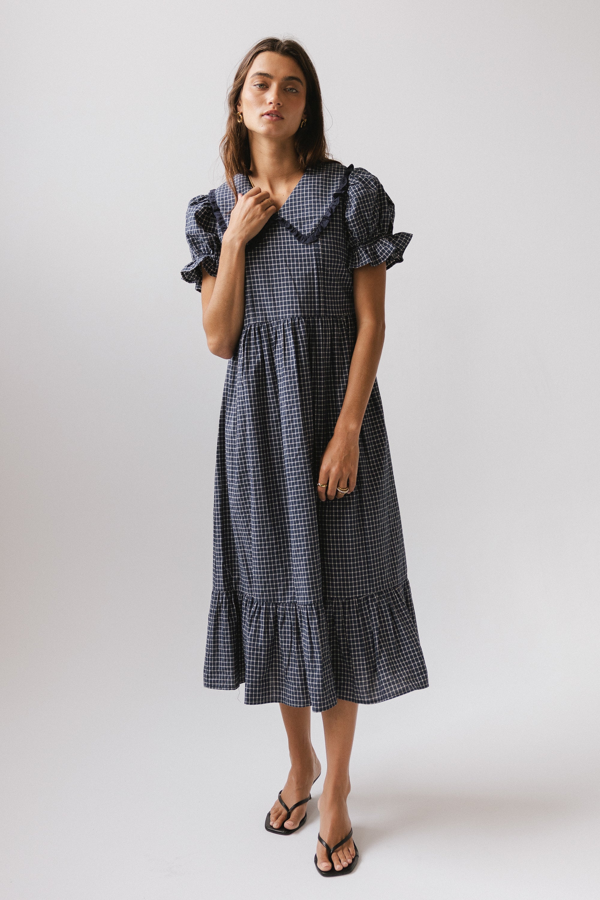 Sammie Plaid Midi Dress
