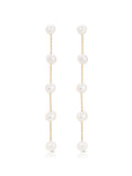 Dripping Pearl Delicate Drop Earrings