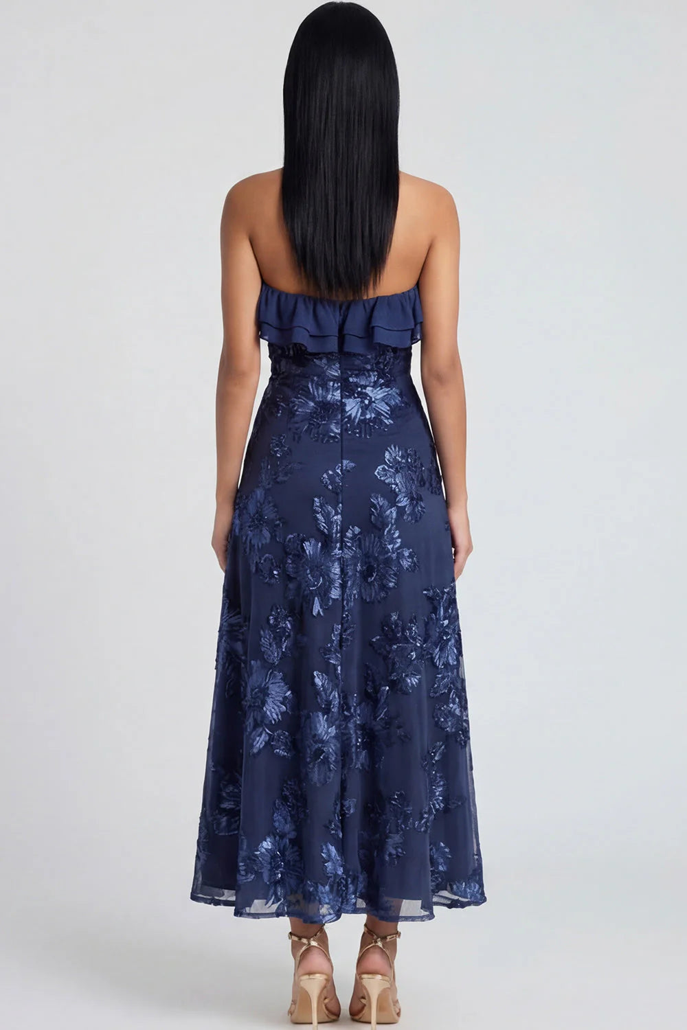 Sweetheart A Line Light Blue Wedding Guest Dress with Appliques