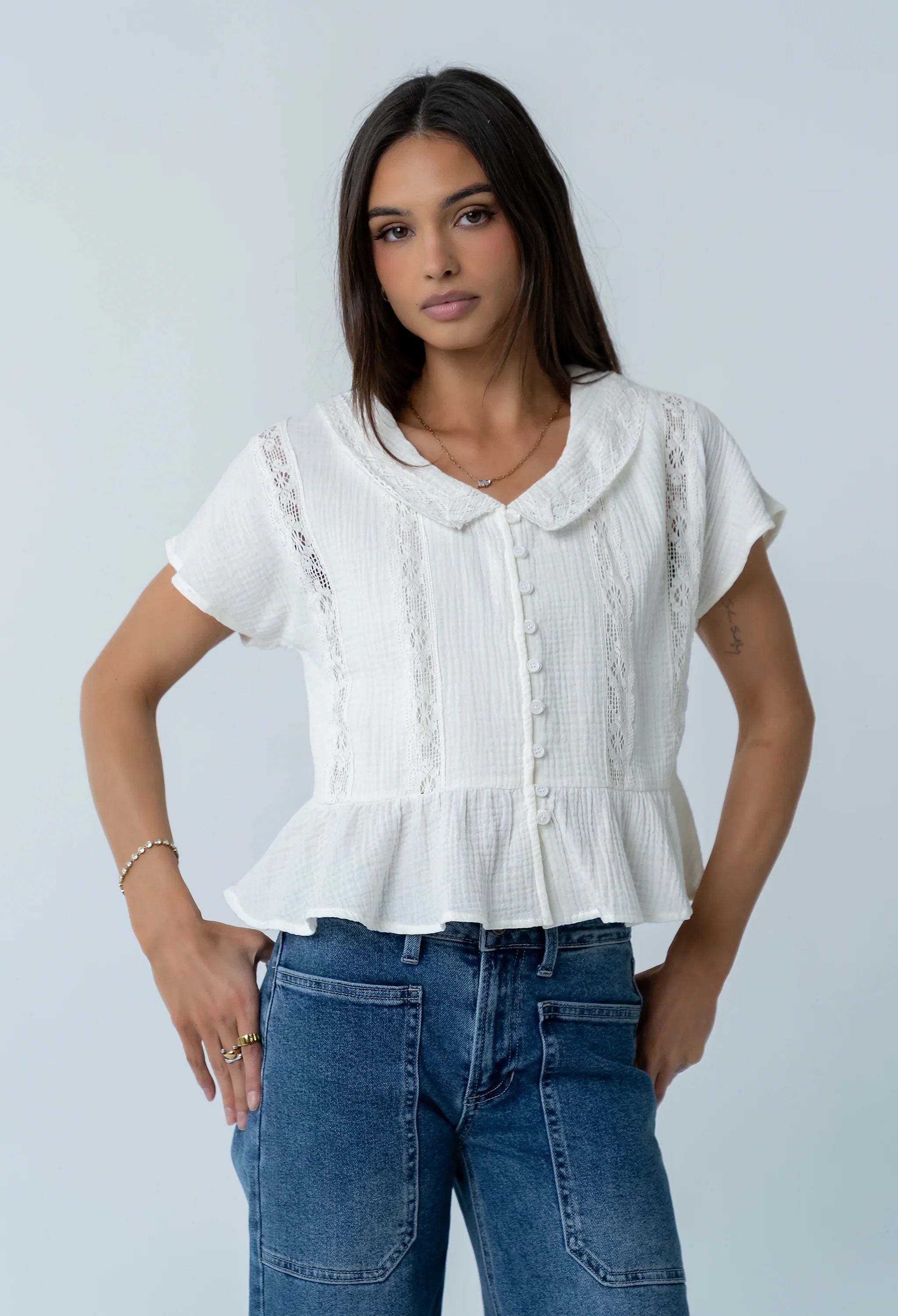 Frida Collared Blouse