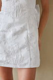 Halsey Jacquard Bow Mini Dress