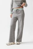 April Striped Pants in Grey FINAL SALE