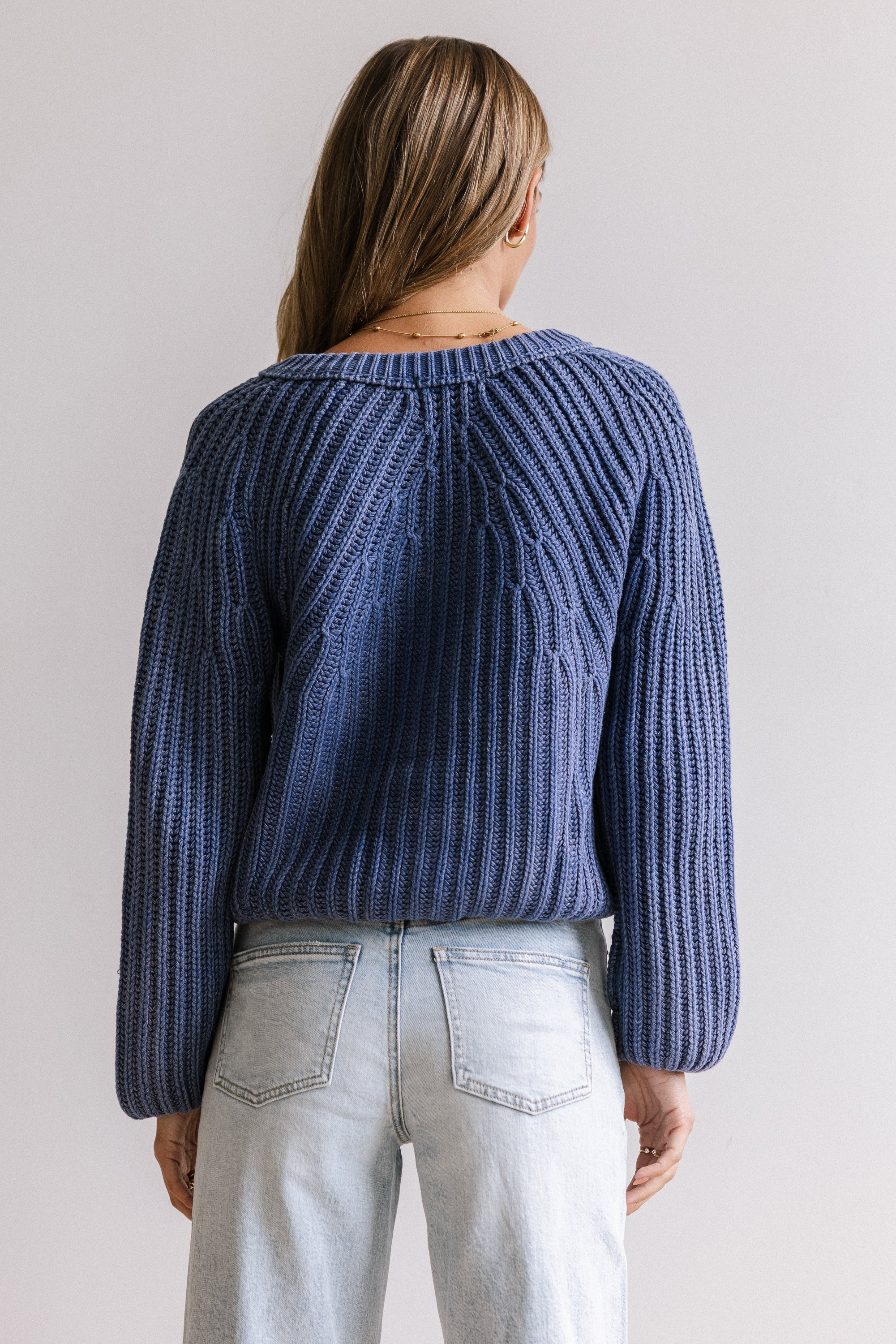 Katie Knit Cardigan in Navy FINAL SALE