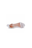 Elegant Open Toe Ankle Strap Stiletto Sandals