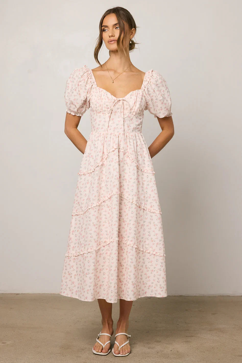 Jamie Floral Midi Dress FINAL SALE