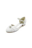 Gold Wedding Shoes with Rhinestone