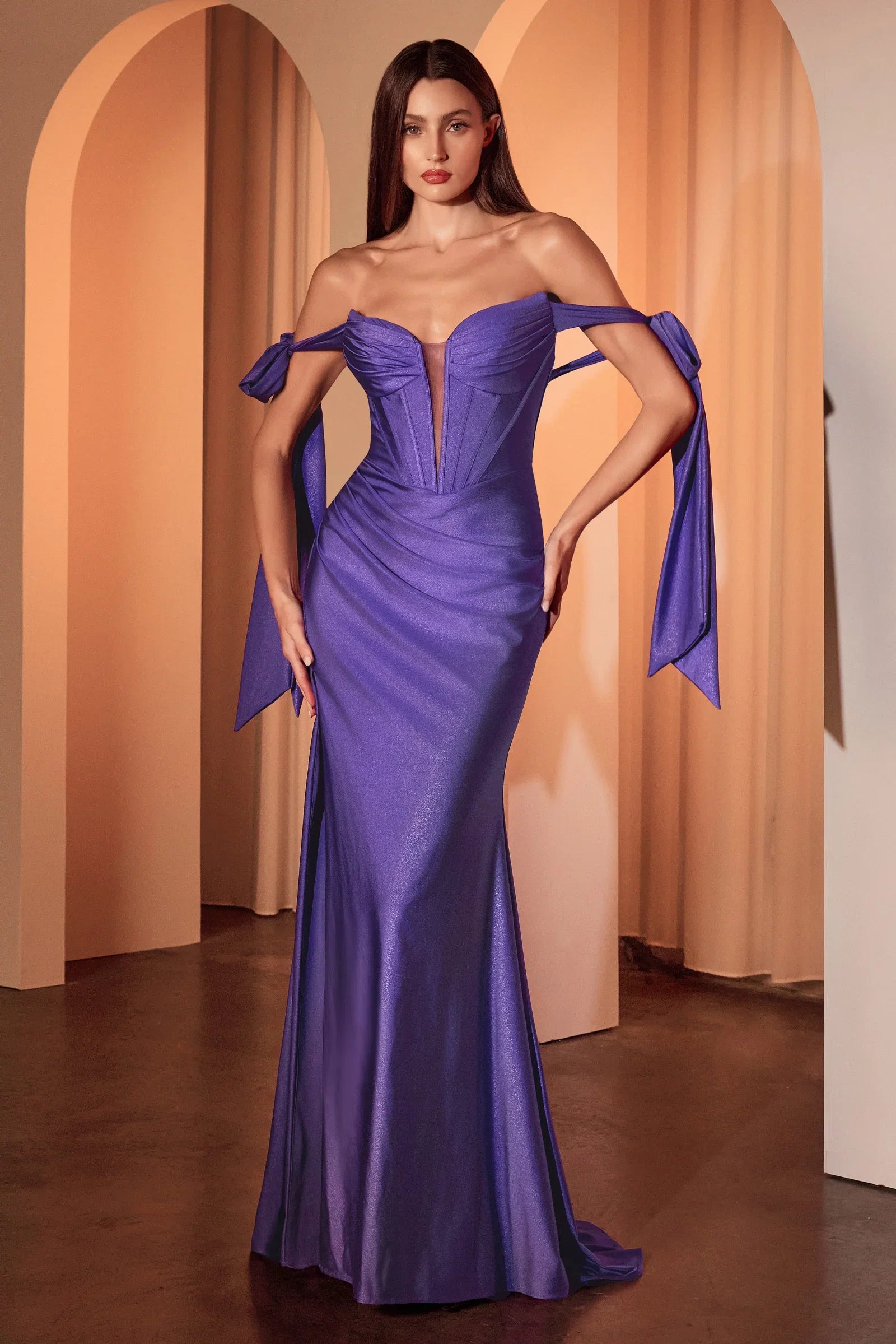 Knightly Gown Stretch Spandex Dress With Arm Ties