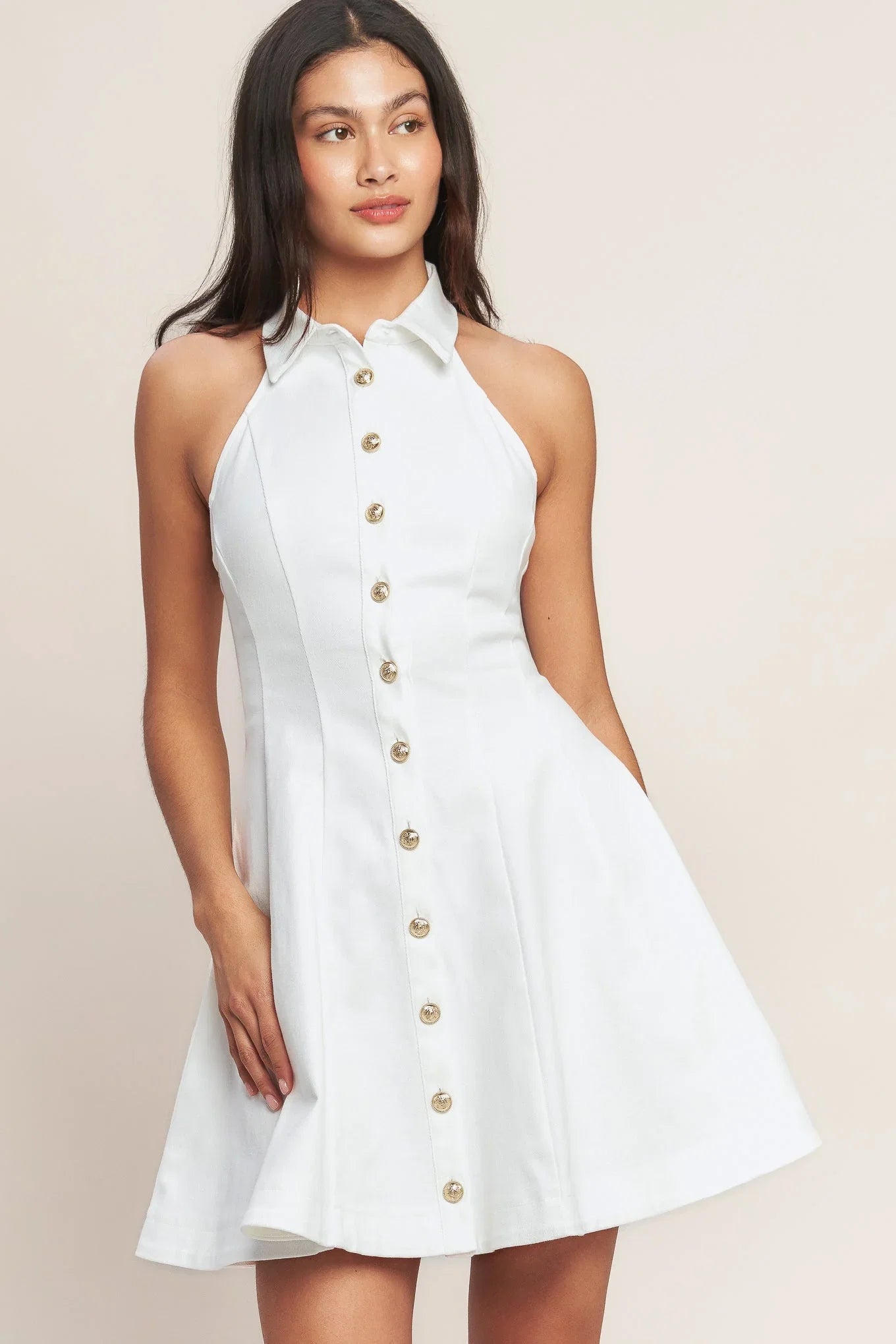 ALWAYS ADORABLE WHITE MINI DRESS