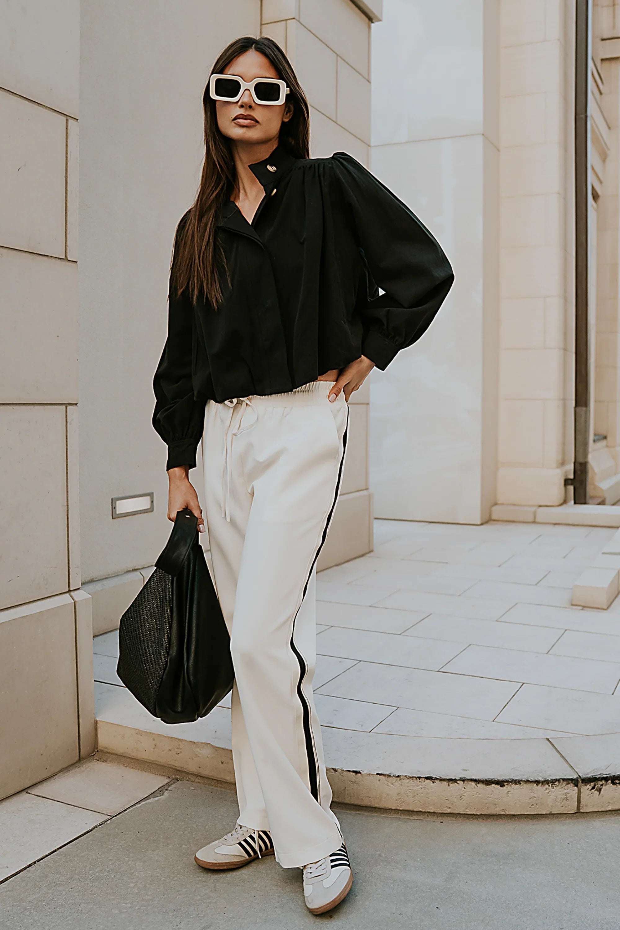 Londyn Bubble Jacket in Black FINAL SALE