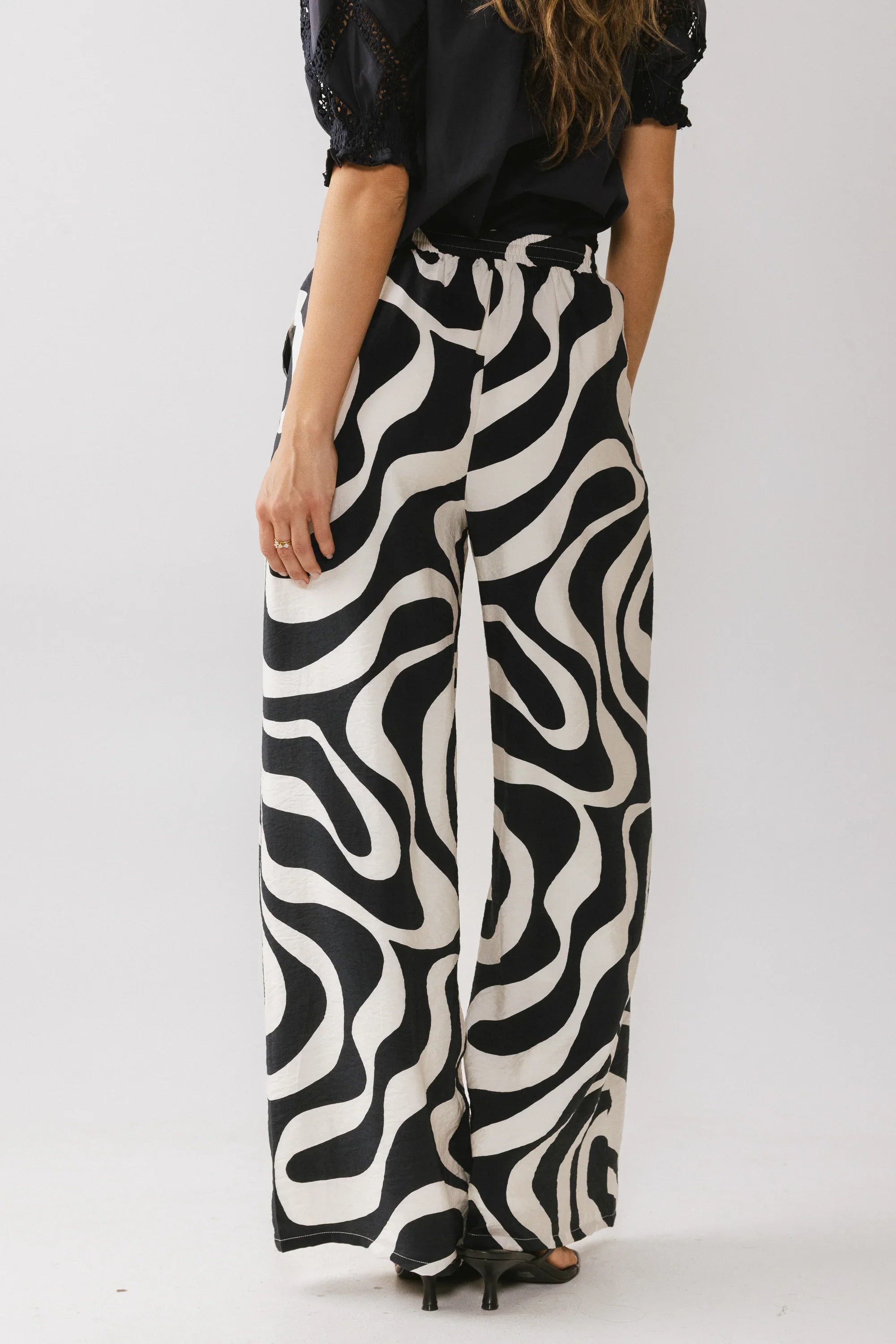 Remy Abstract Wide Leg Pants