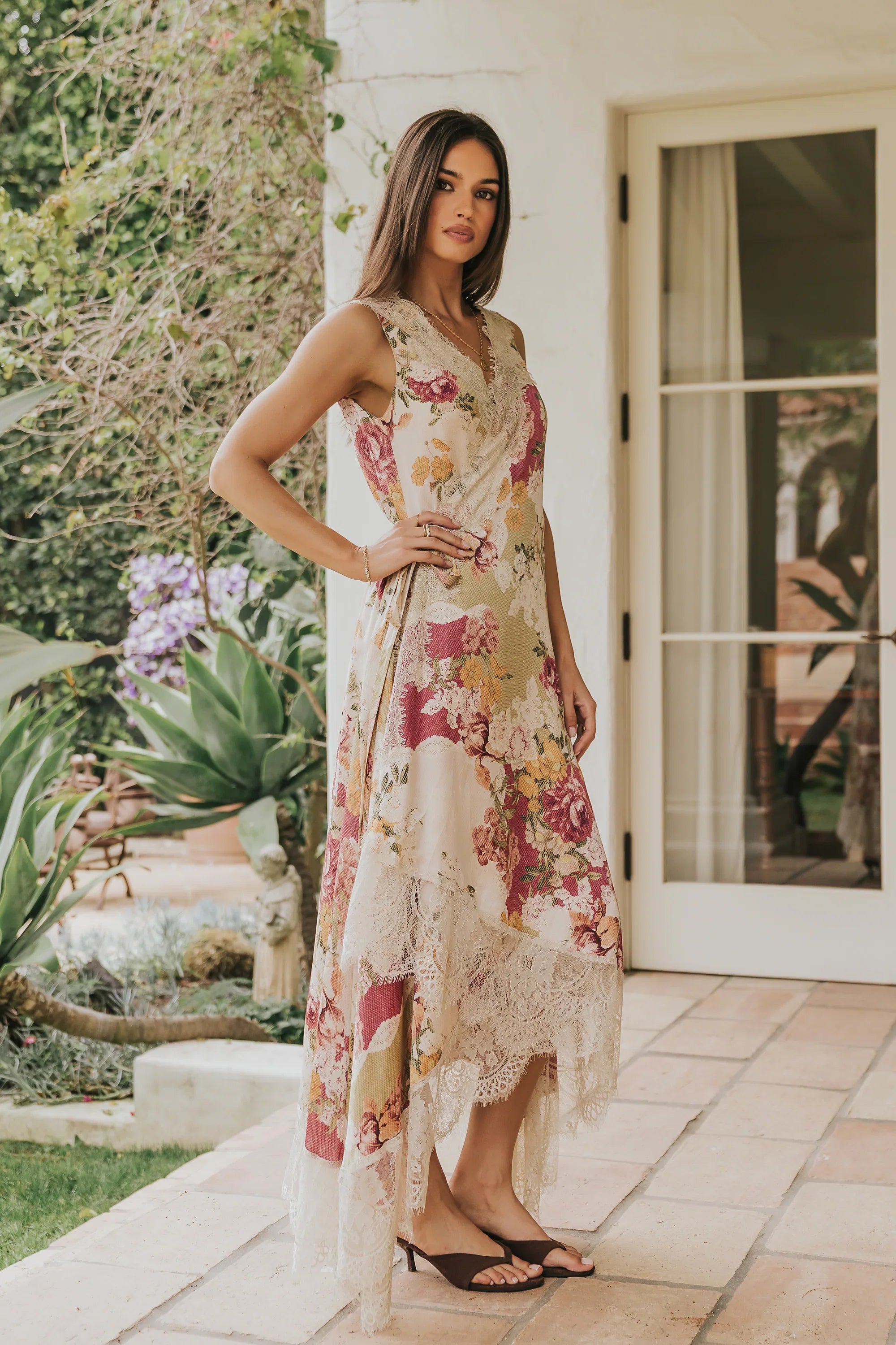 Tess Floral Wrap Dress