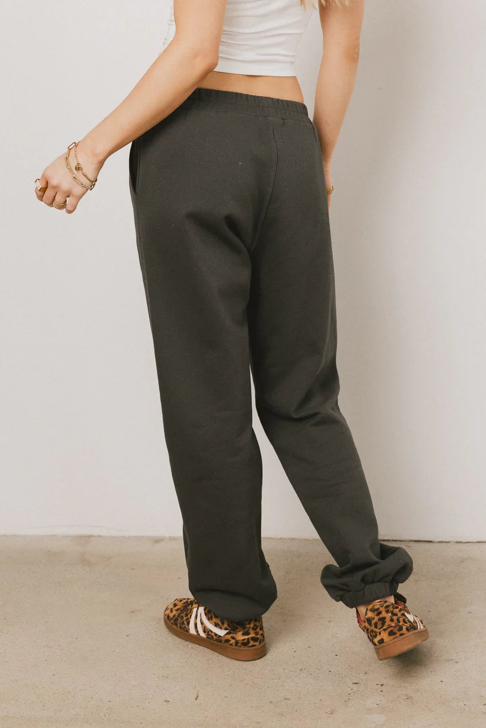 Out of Office Sweatpants in Charcoal FINAL SALE