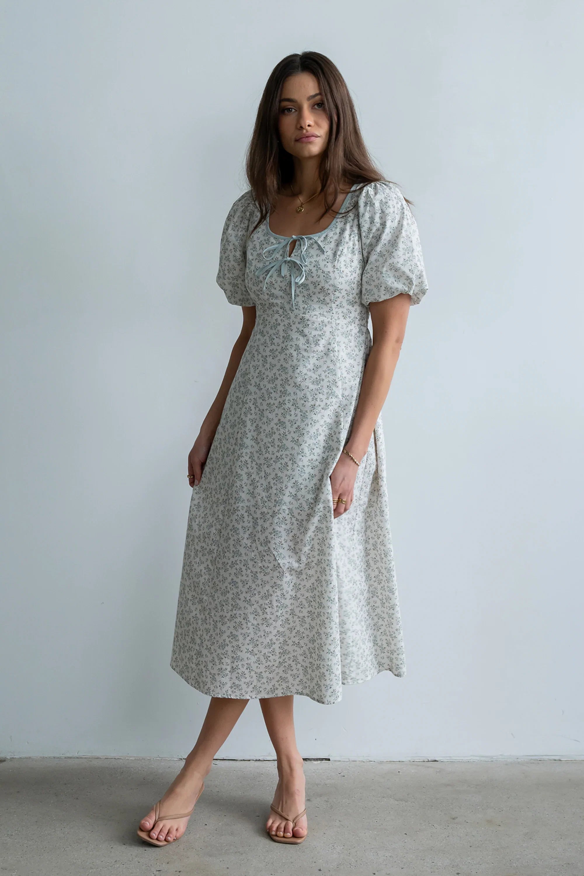 Mason Floral Midi Dress