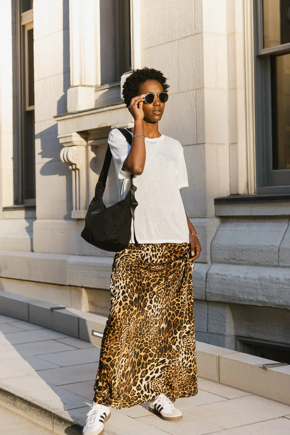 Farren Twofer Leopard Print Dress FINAL SALE