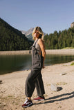 Isaura Tie Overalls in Black FINAL SALE