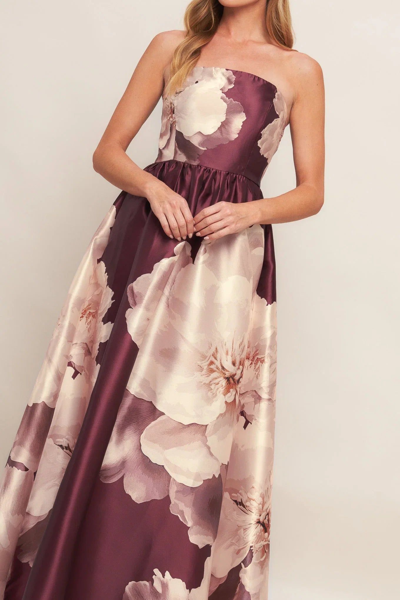 LUXE PEONY MAXI DRESS