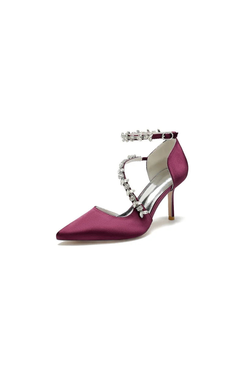 Pointed Toe Slingback Strap High Heel