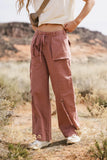 Savannah Cargo Pants in Mauve FINAL SALE