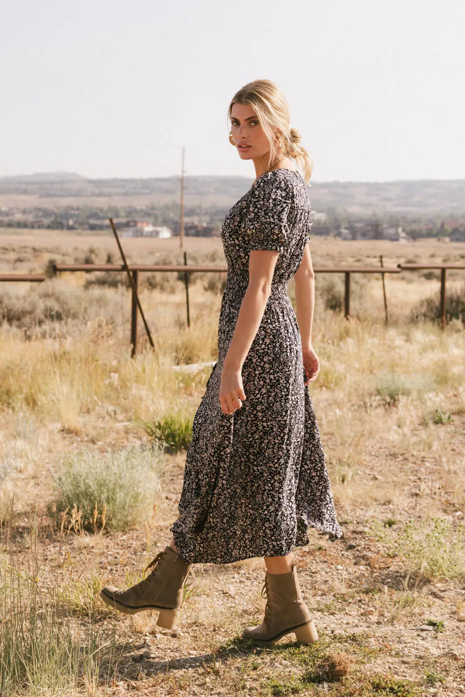 Margaret Floral Midi Dress FINAL SALE