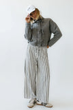 Quinn Quilted Jacket in Charcoal FINAL SALE