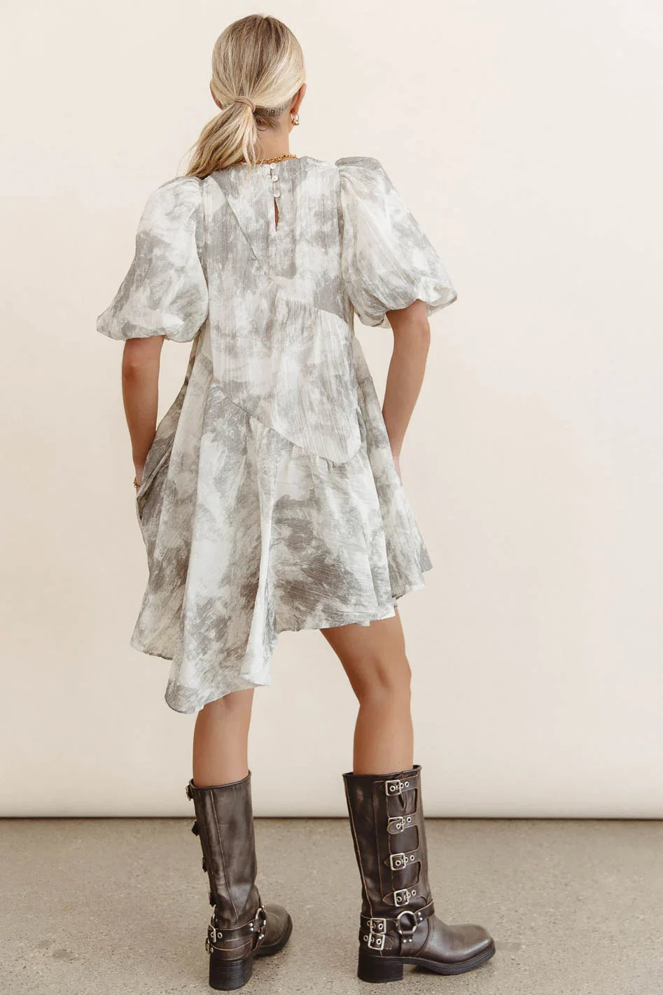 Kellie Abstract Babydoll Dress FINAL SALE