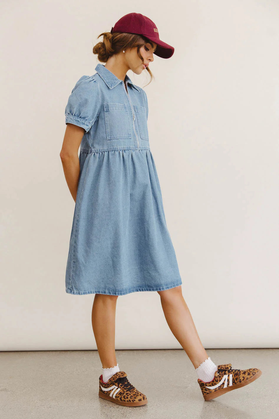 Georgia Denim Midi Dress FINAL SALE
