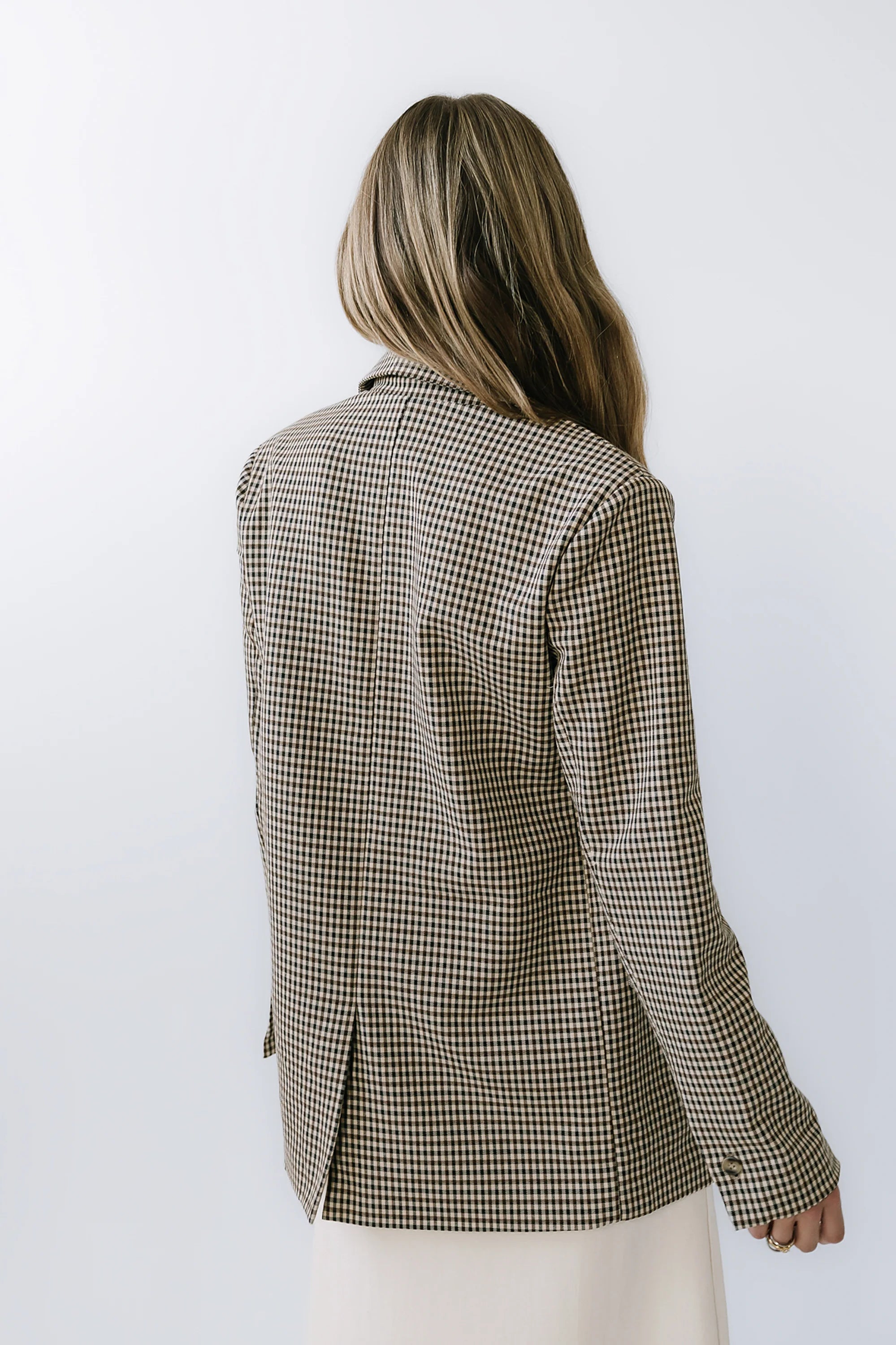Carie Gingham Blazer