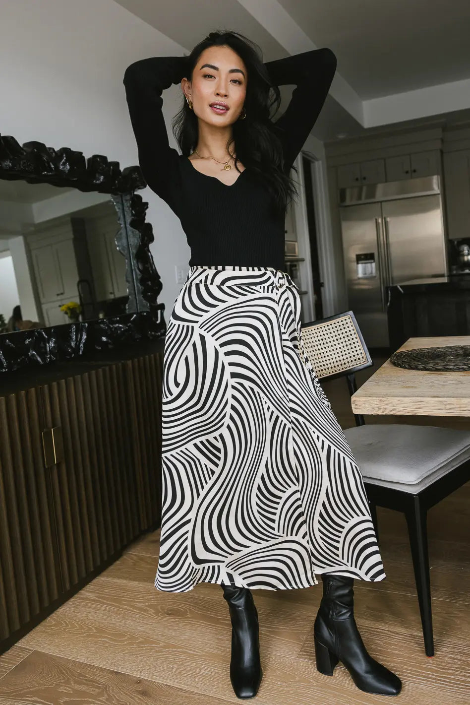 Lydia Abstract Skirt FINAL SALE