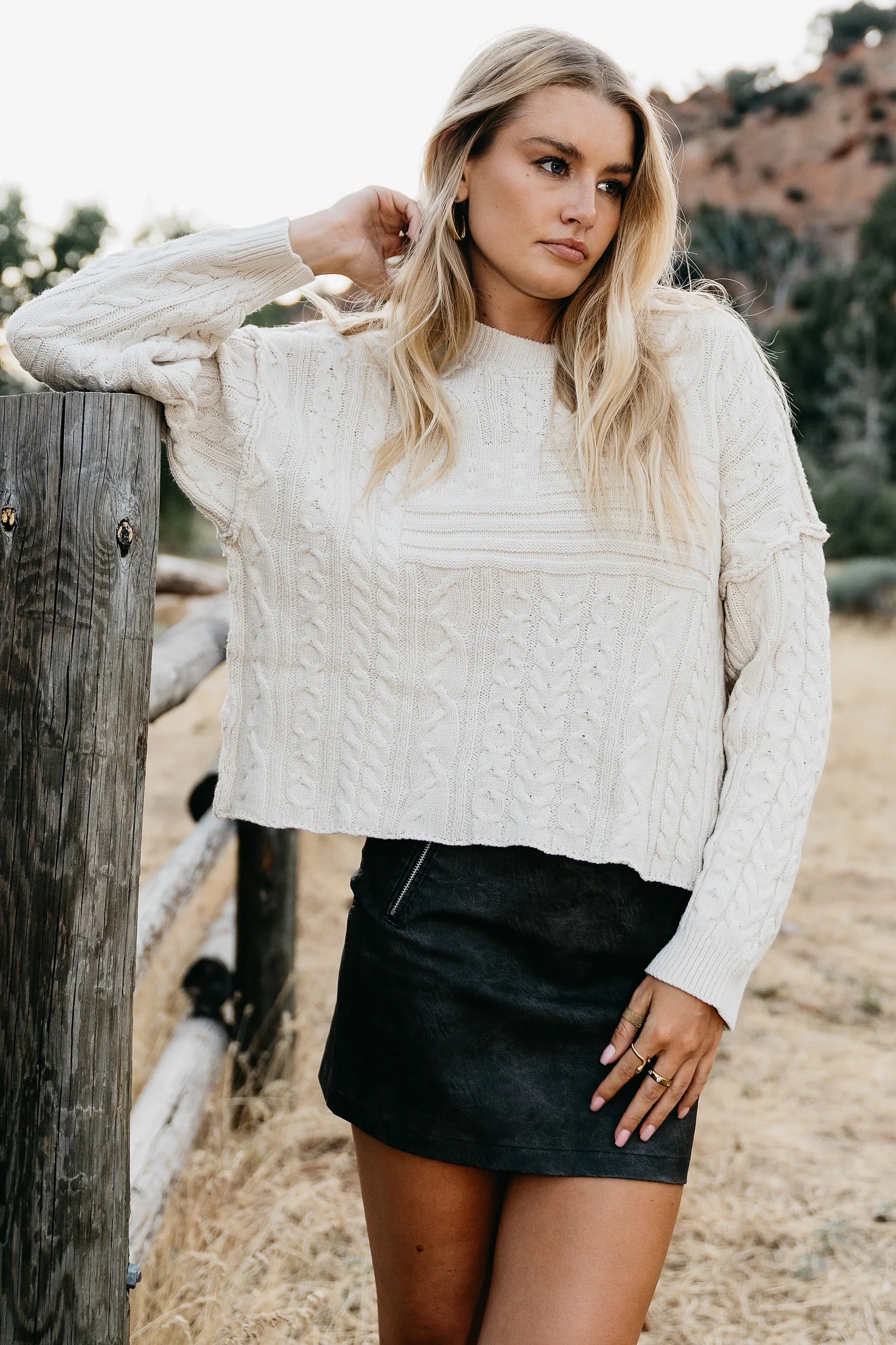 Scout Cable Knit Sweater FINAL SALE