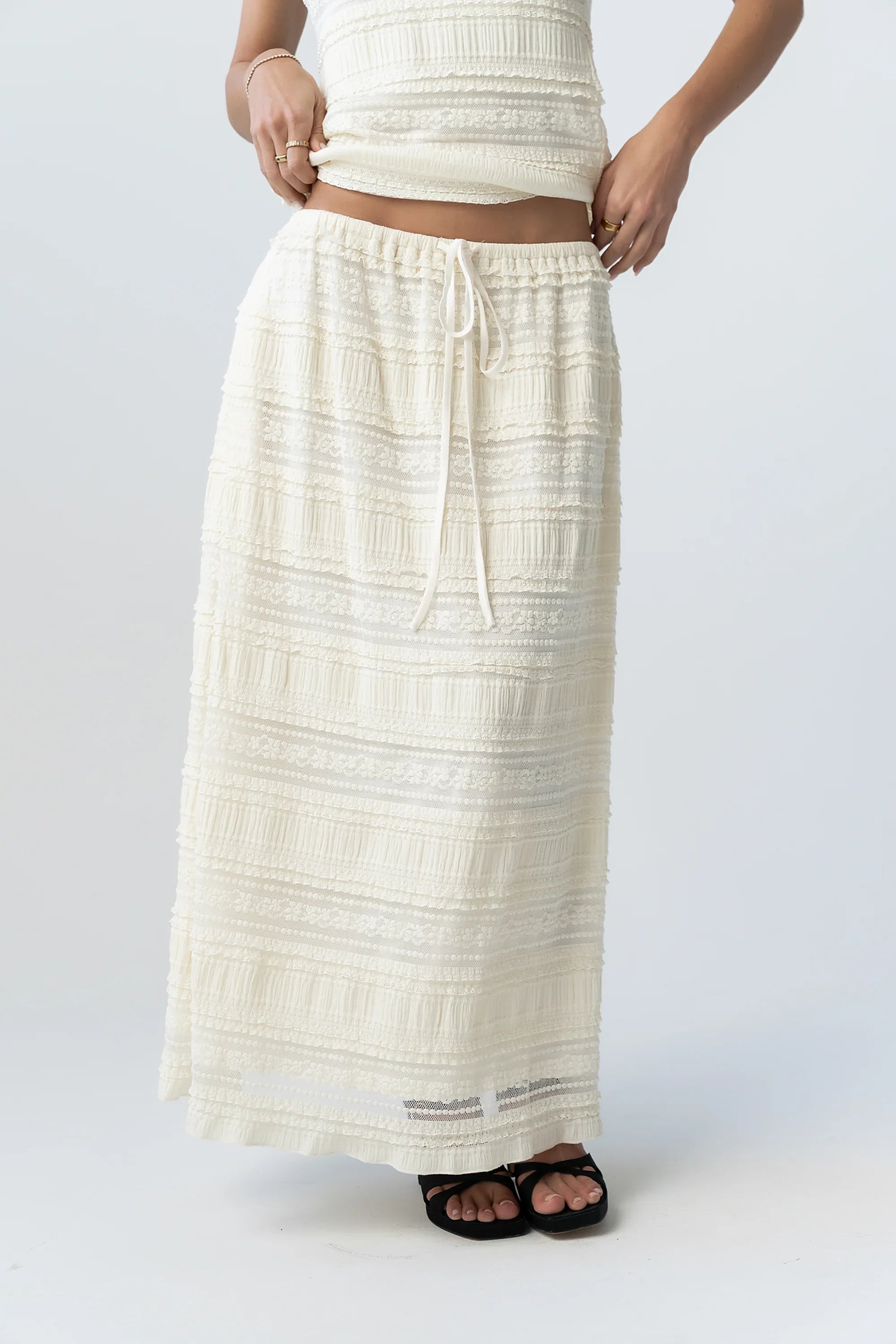 Markus Lace Maxi Skirt