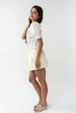 Tracie Floral Blouse in White