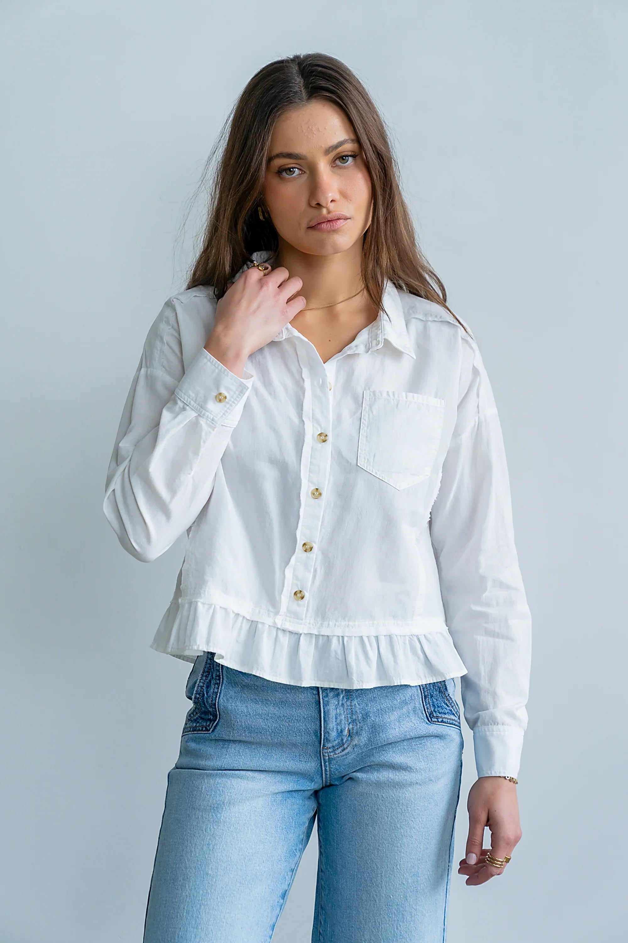 Lyla Button Up
