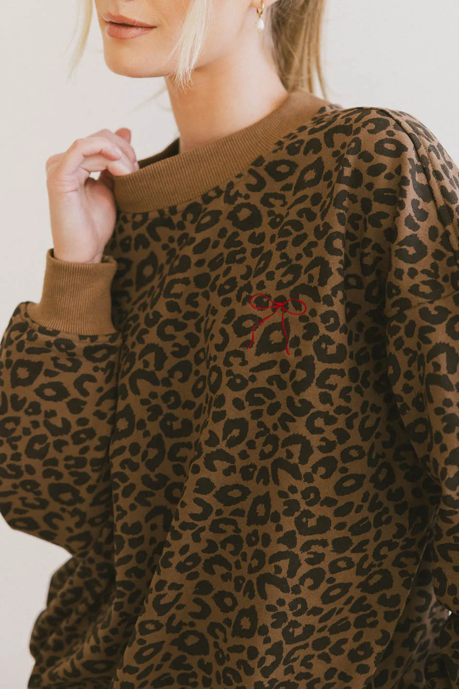 Tessa Leopard Sweatshirt FINAL SALE