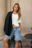 Yara Button Down Top in White