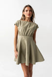 Kinzey Mini Dress in Olive