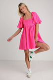 Ryann Mini Dress in Pink FINAL SALE