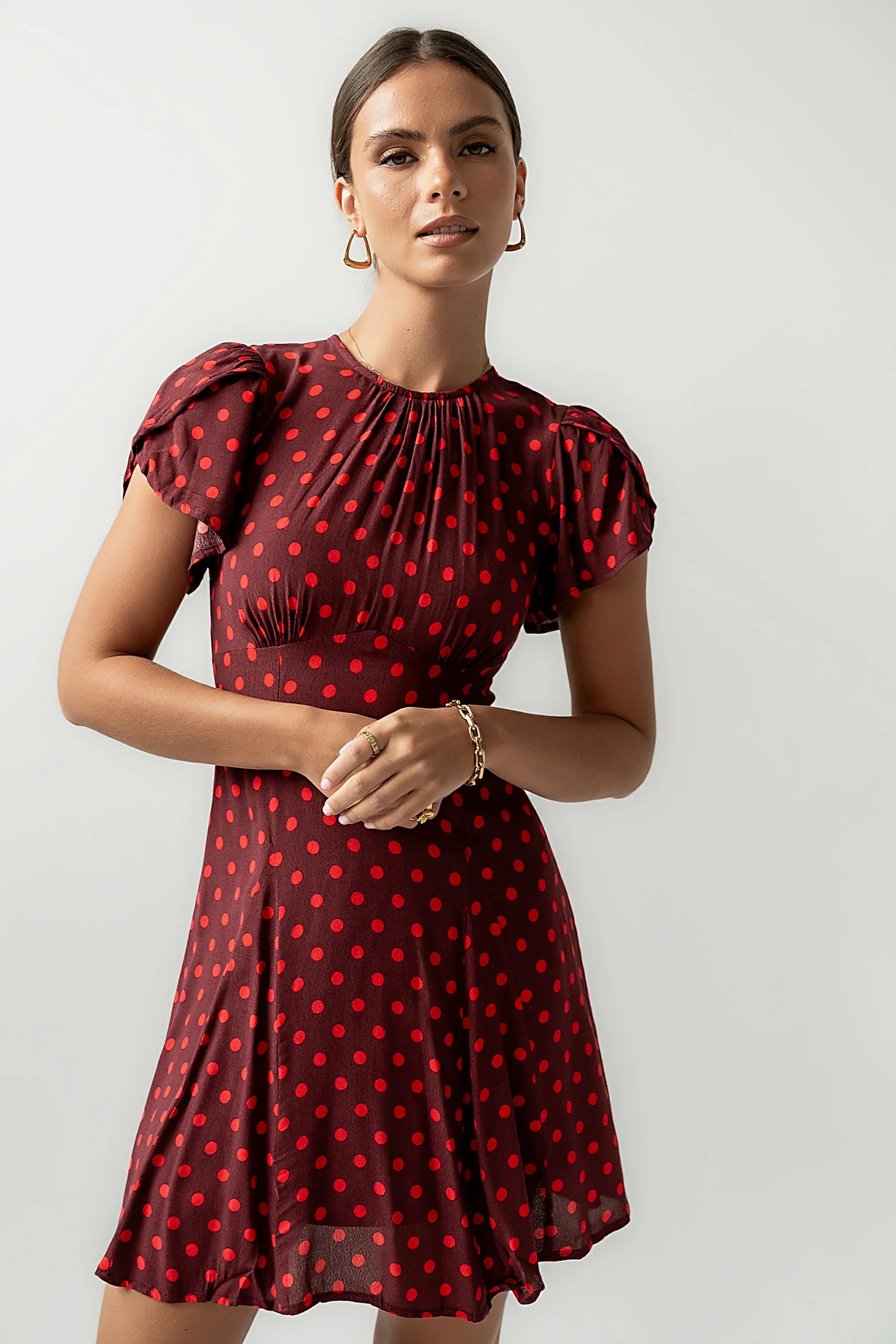 Brandy Polka Dot Mini Dress FINAL SALE
