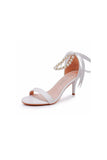 Open Toe Stiletto Ankle Strap Womens Shoes