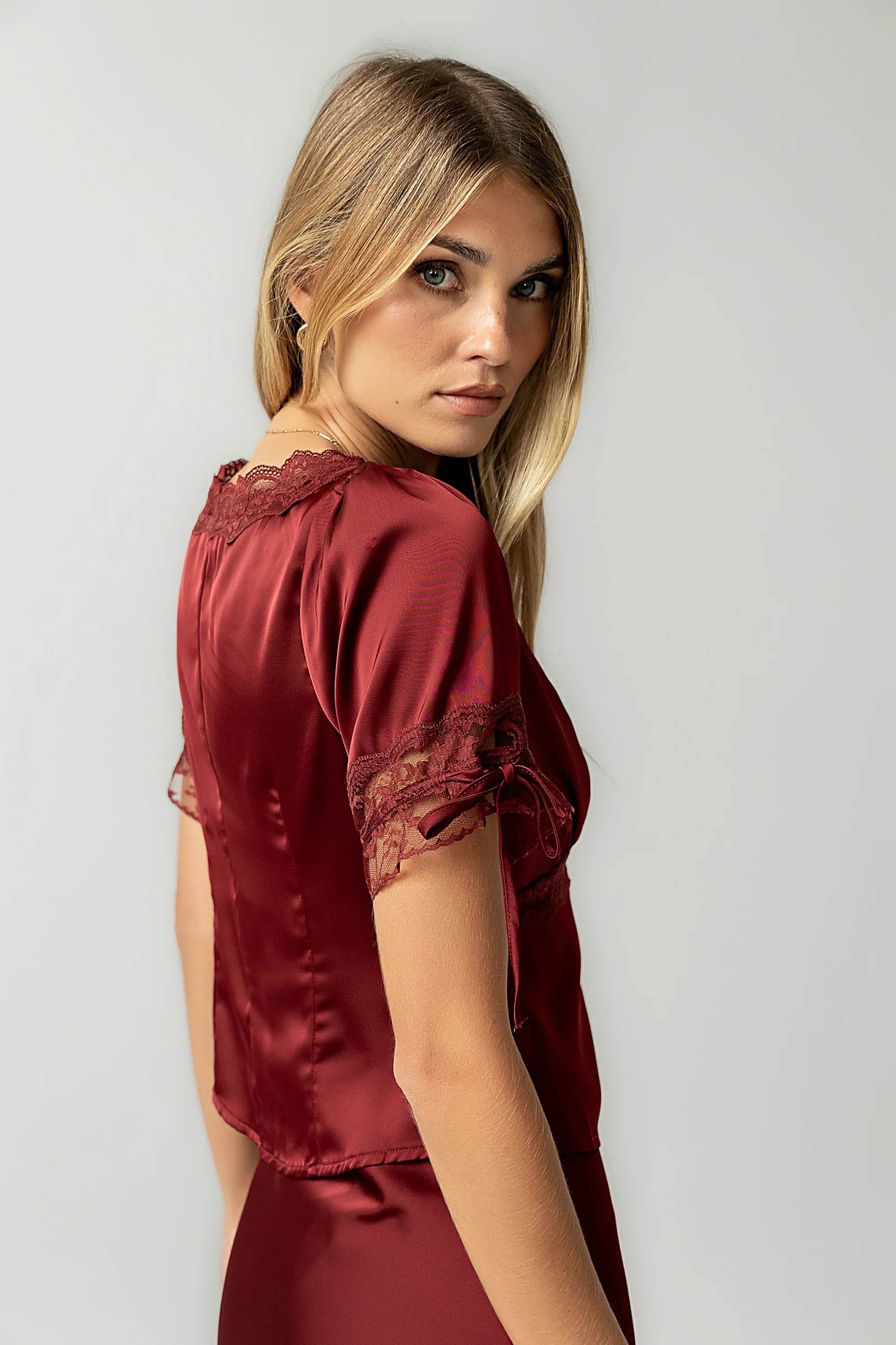 Hatton Lace Trim Blouse FINAL SALE