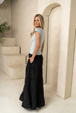 Marlee Floral Maxi Skirt in Black FINAL SALE