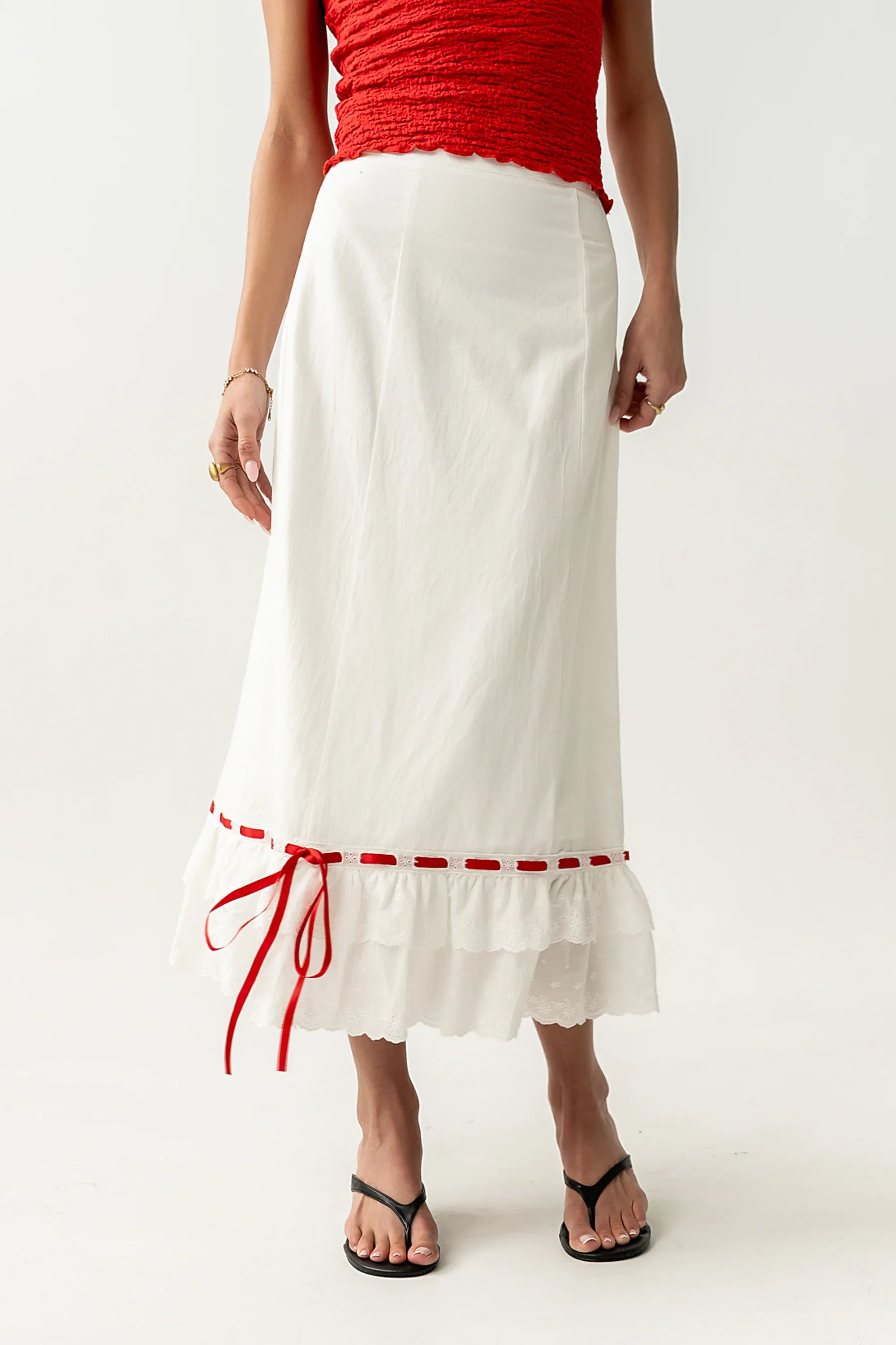 Harlow Embroidered Maxi Skirt