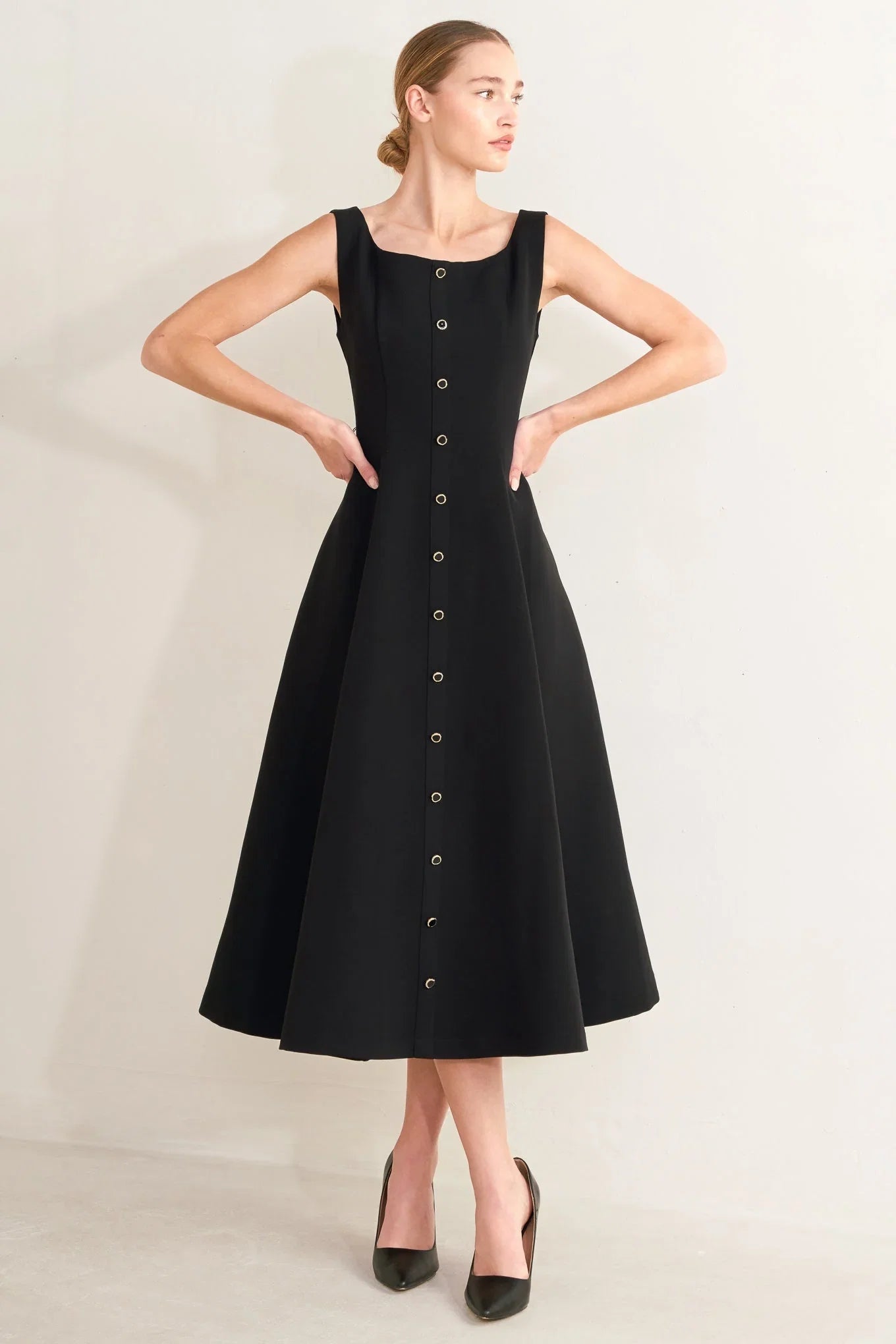 PARIS AFTER DARK MIDI DRESS FINAL SALE