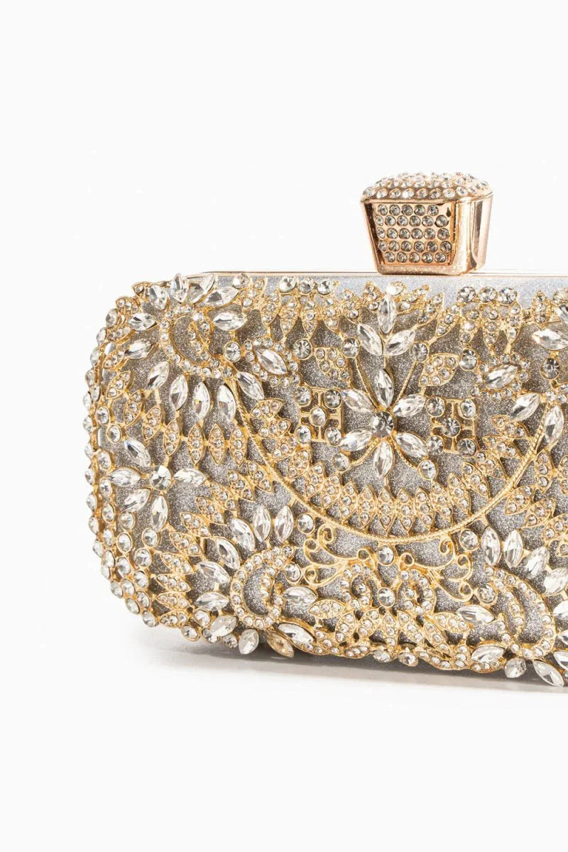 Luxurious Flower Clutch Bag