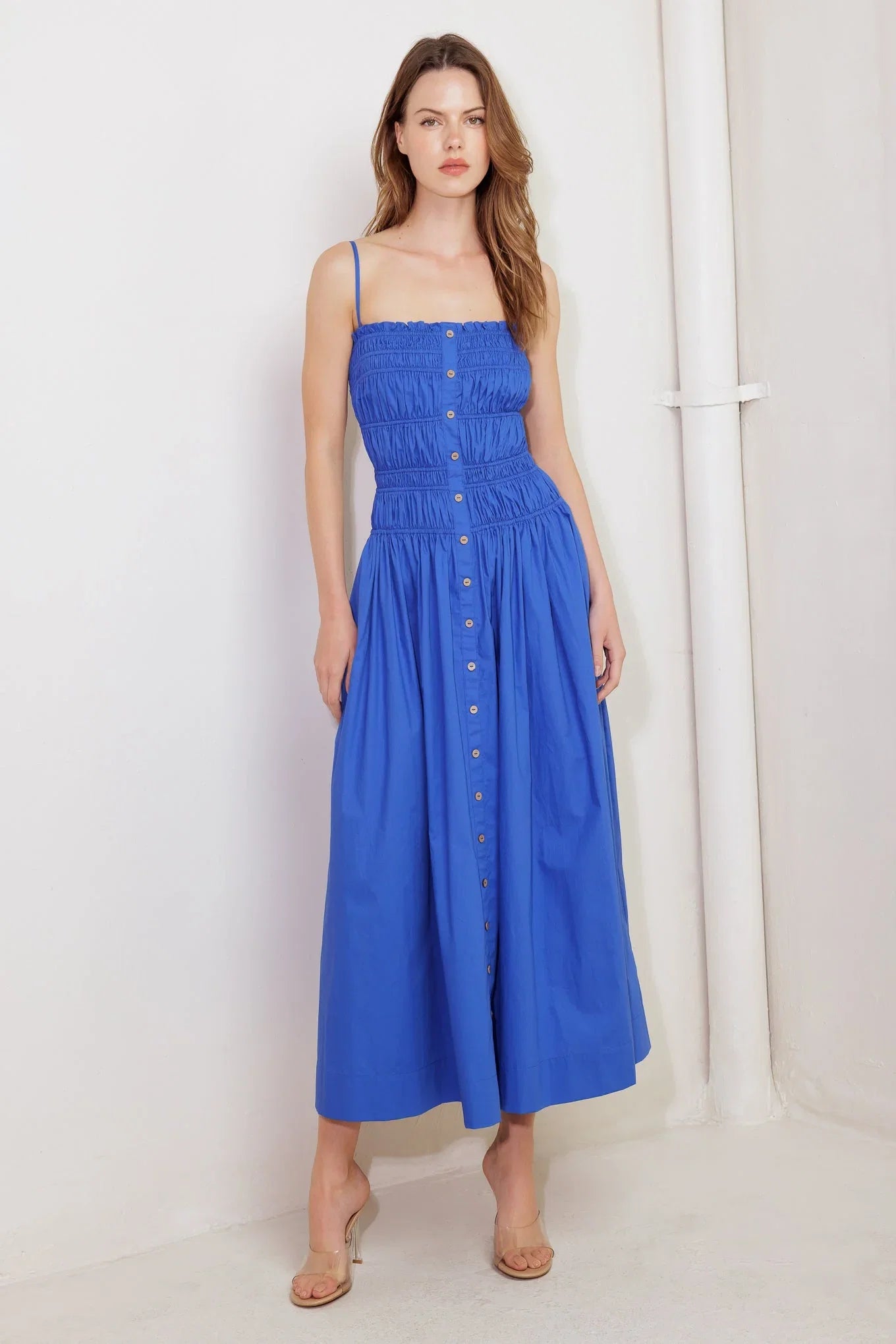 MOONLIGHT MIDI DRESS COBALT BLUE