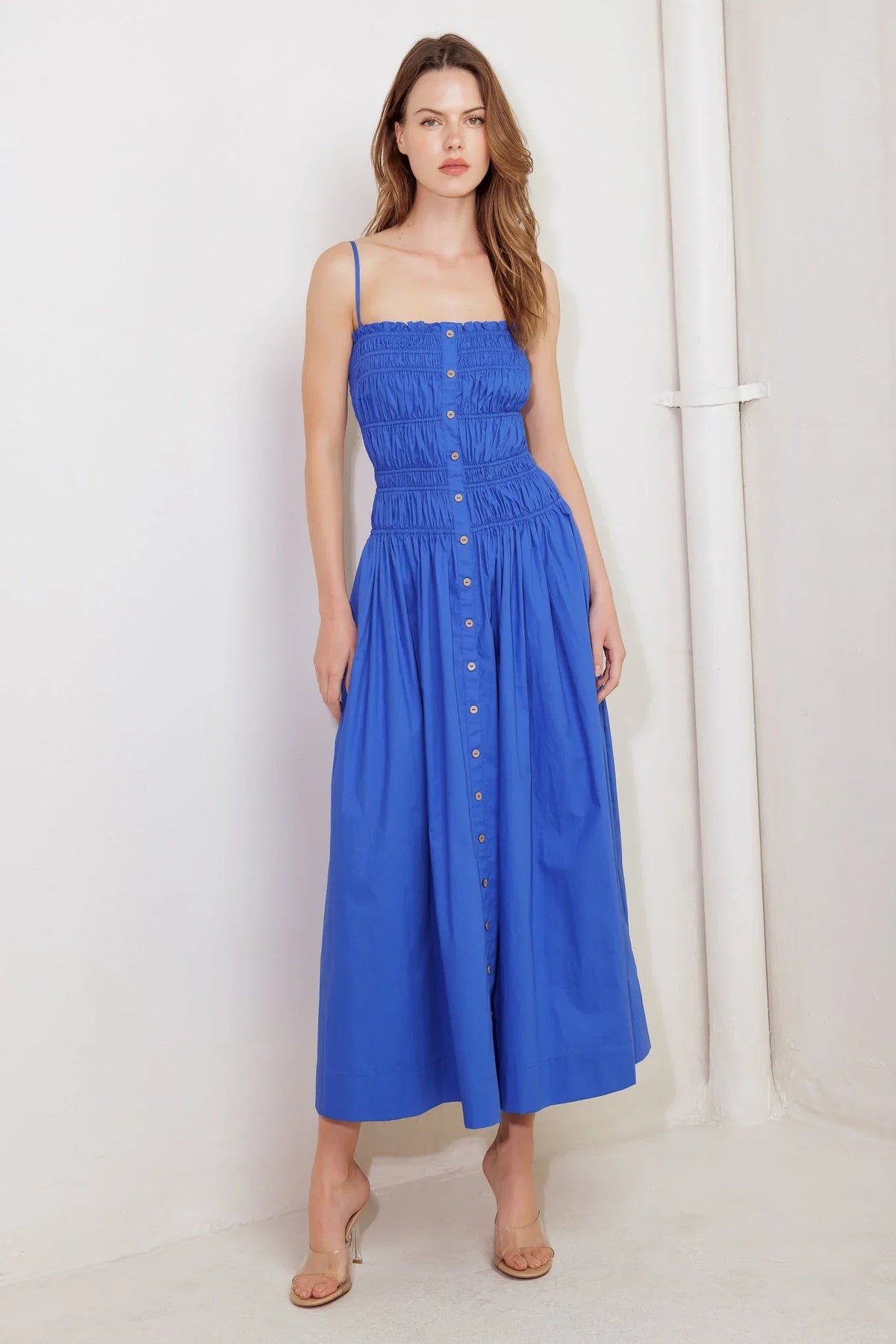 MOONLIGHT MIDI DRESS COBALT BLUE