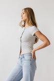 Trisha Striped Top in Blue