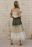 Riann Tiered Midi Dress