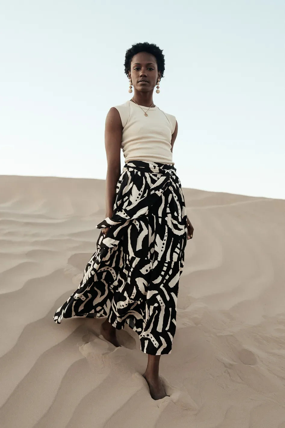 Noco Abstract Print Skirt FINAL SALE